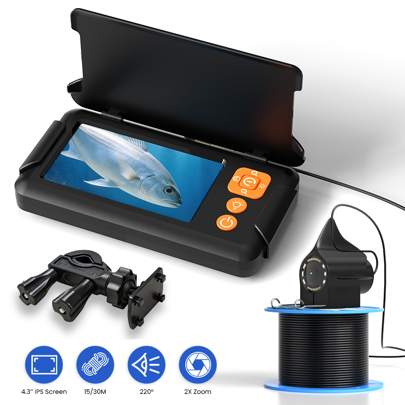 Fishing Camera - Рыболовная камера с экраном 4,3 дюйма,