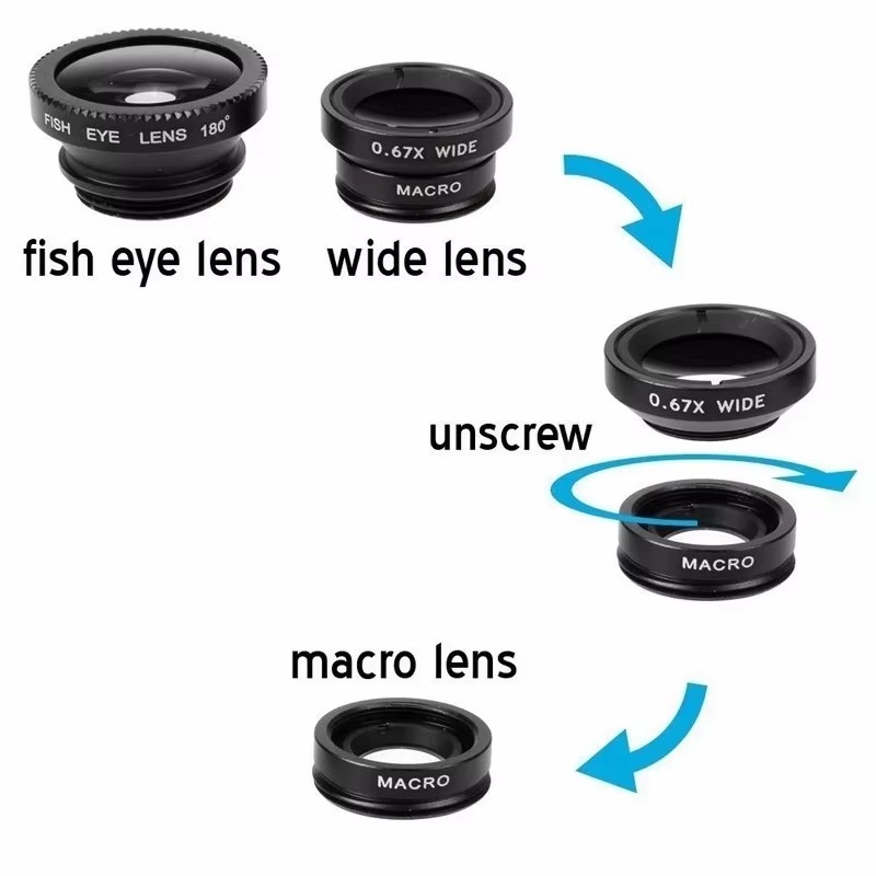 3-в-1 объектив для мобильного  – обзор и цена Fishing Camera